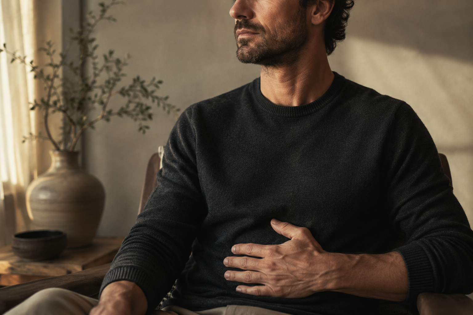 Calma masculina y control interno